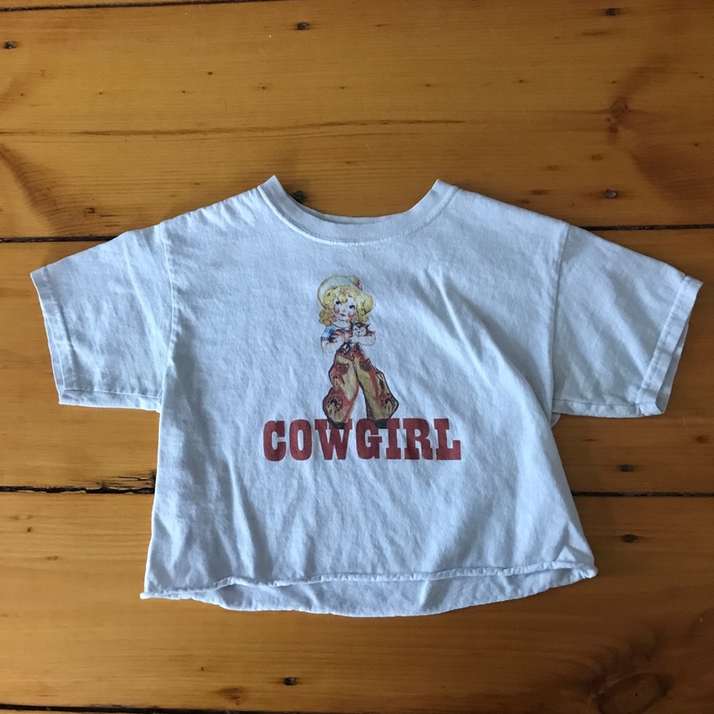 Brandy Melville Cowgirl Crop Top